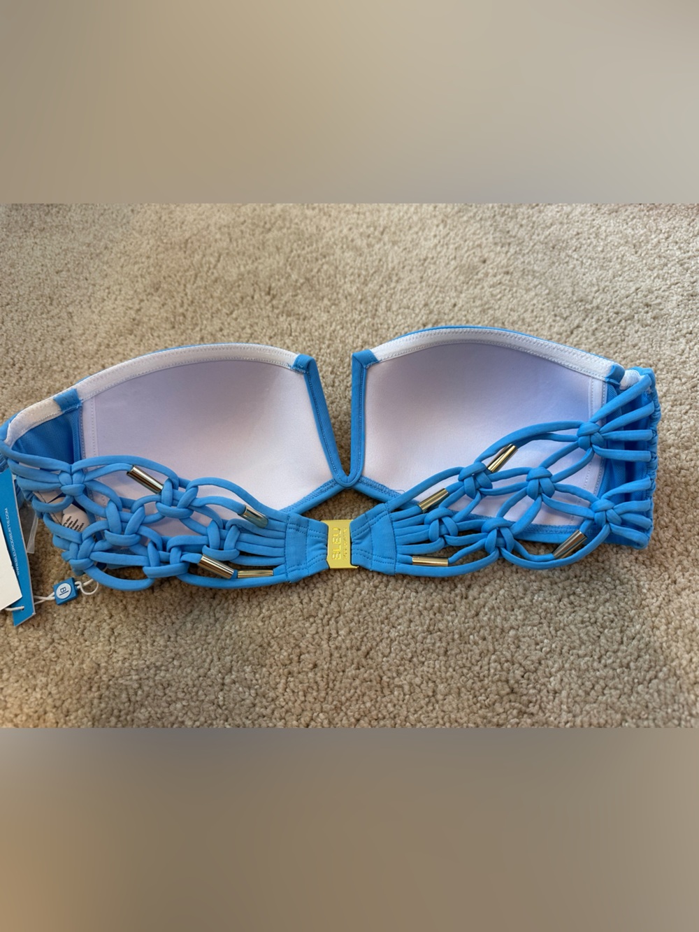 🆕 Bleu Rod Beattie Bandeau Bikini Top - Picture 3 of 5